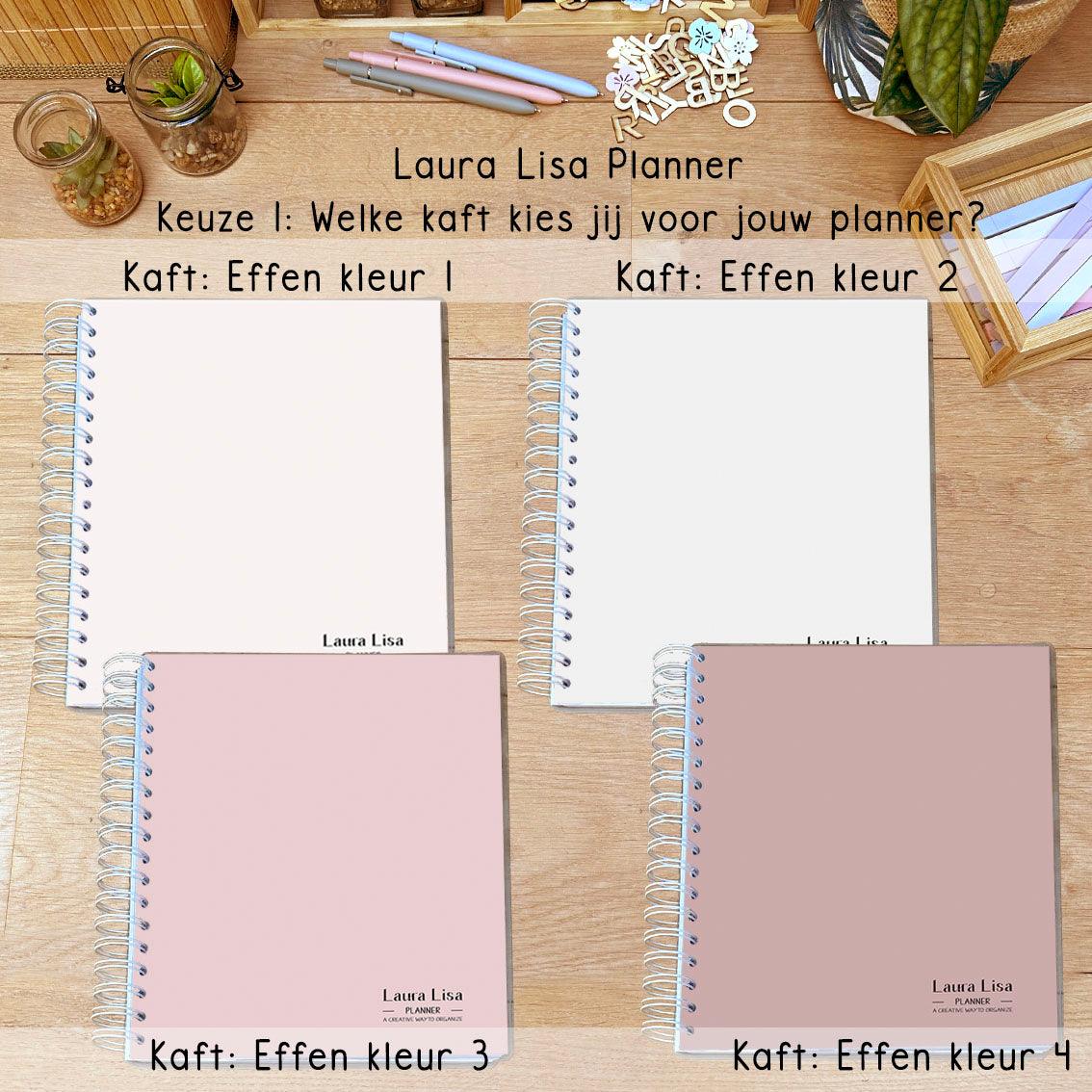 Ontdek onze nieuwe effen kaften voor de Laura Lisa Planner! Personaliseer je planner met kleuren die passen bij jouw stijl en voorkeuren. Welke kleur past het beste bij jou?