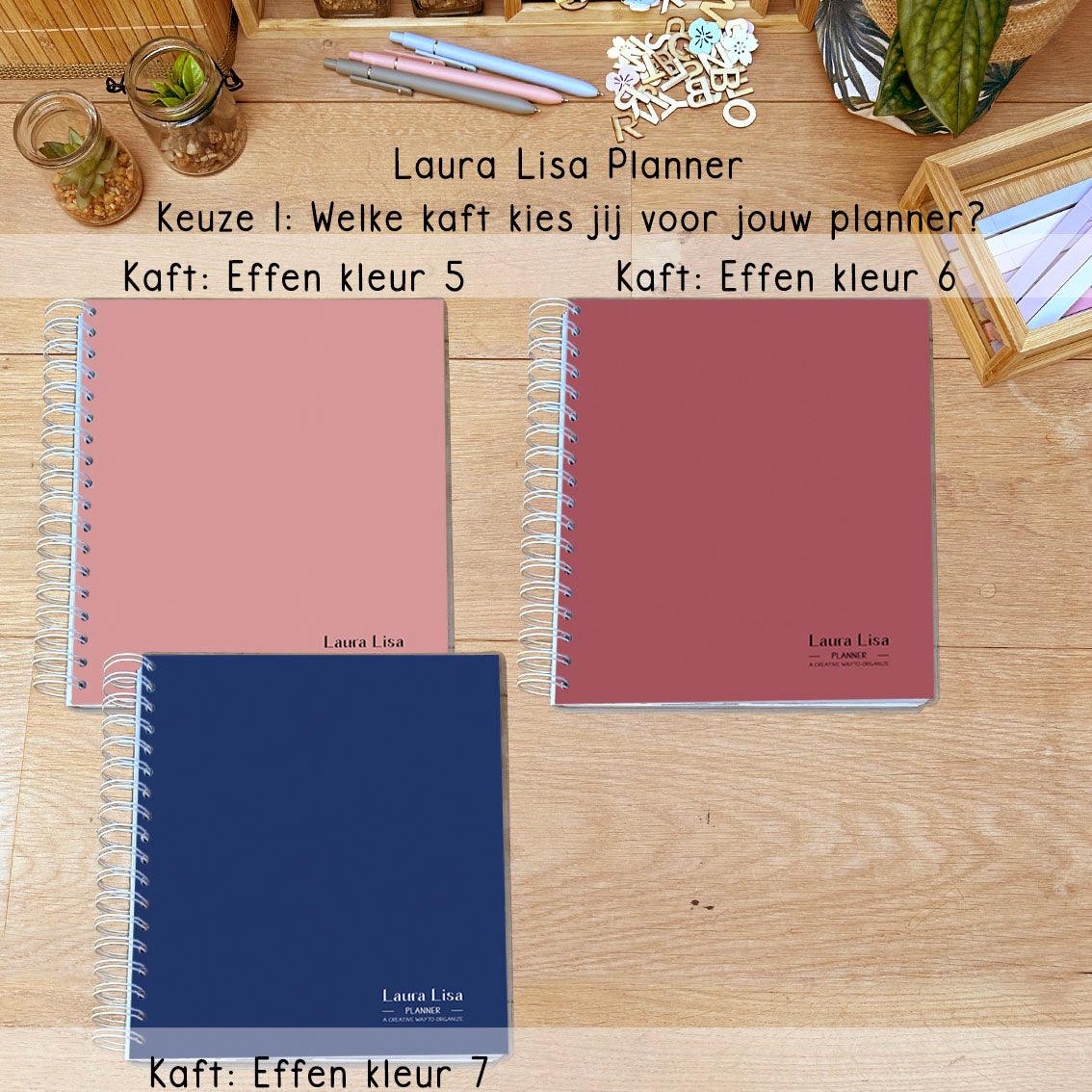 Ontdek onze nieuwe effen kaften voor de Laura Lisa Planner! Personaliseer je planner met kleuren die passen bij jouw stijl en voorkeuren. Welke kleur past het beste bij jou?