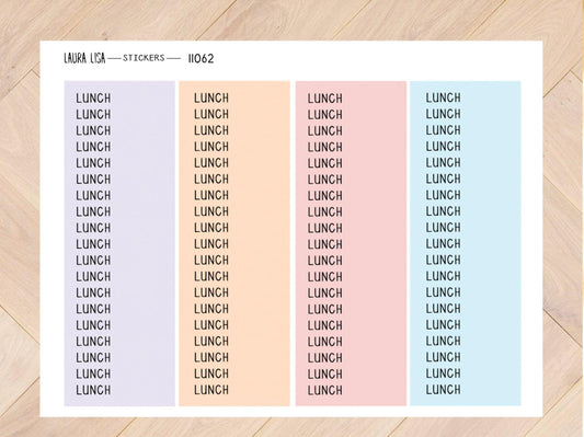Stickervel lunch pastel 11062 - Laura Lisa Lifestyle